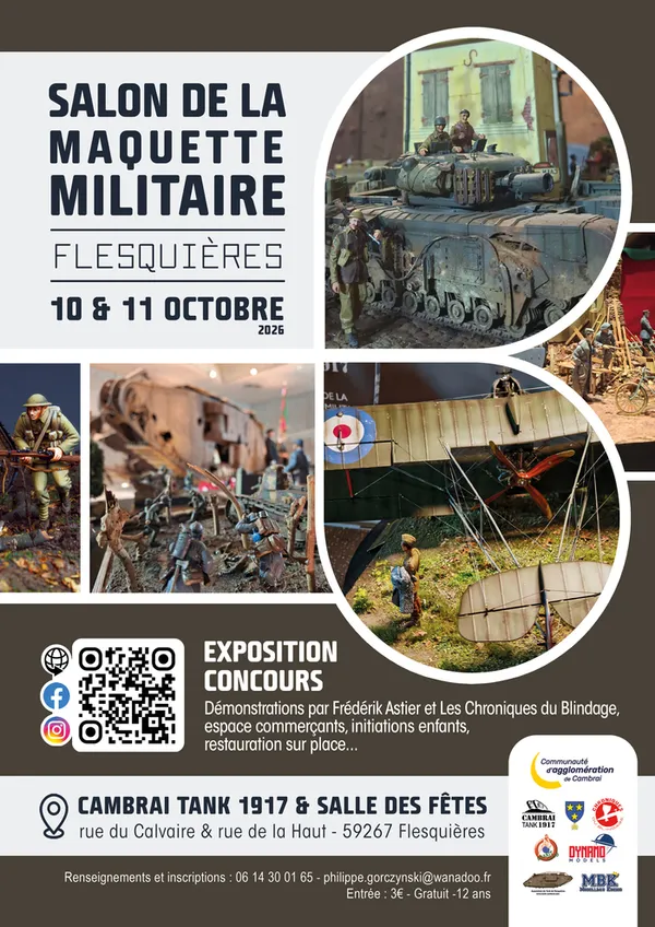 Salon de la maquette militaire Flesquières 2026