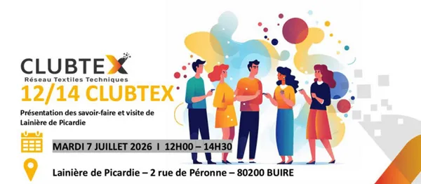 12/14 CLUBTEX • Présentation des savoir-faire et visite de Lainière de Picardie