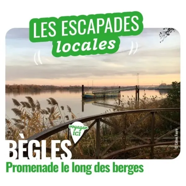 Escapade locale : Bègles, promenade le long des berges de la Garonne