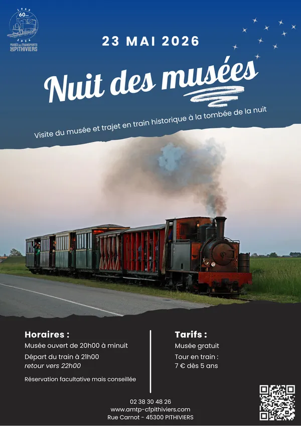 Nuit du Musée des Transports de Pithiviers