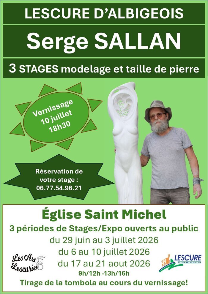 Stages de modelage et taille de pierre