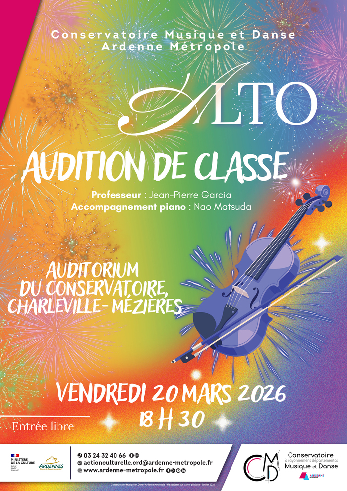 Audition de classe : alto