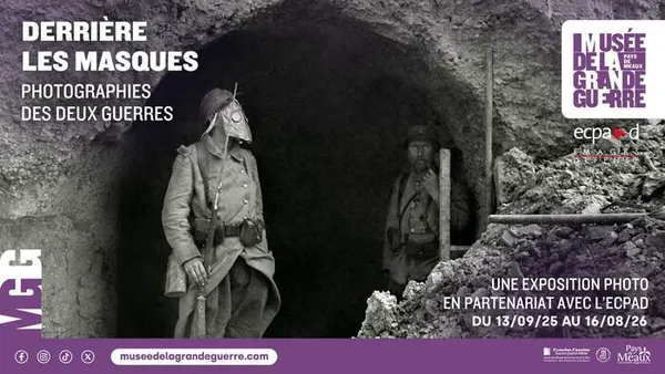 Exposition "Derrière les masques. Photographies des deux guerres"