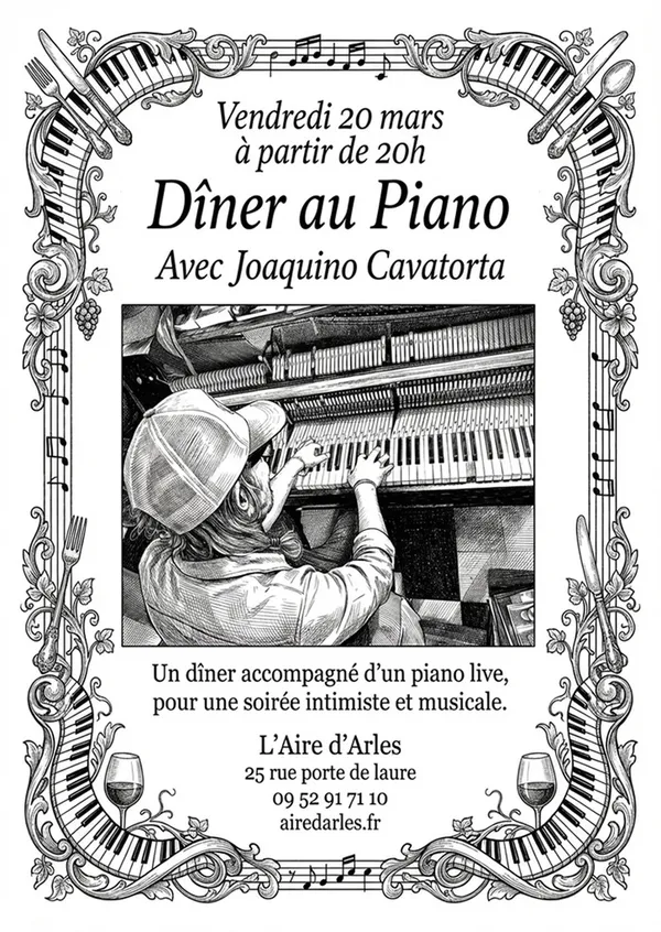 Dîner au piano