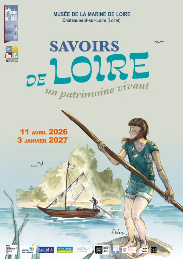 Visite libre des collections du musée de la marine de Loire et de l'exposition temporaire "Savoirs de Loire, un patrimoine vivant"