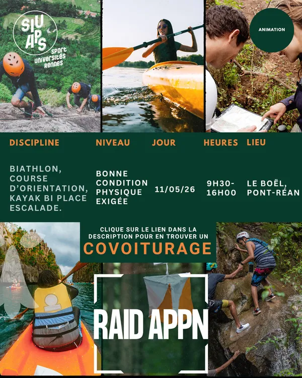 Raid multisports de plein air