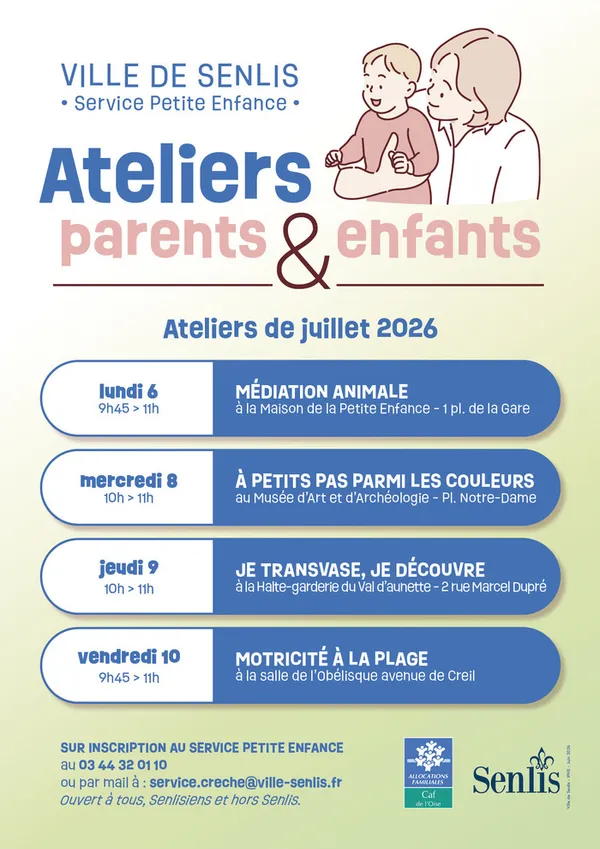 Ateliers parents & enfants : A petits pas parmi les couleurs