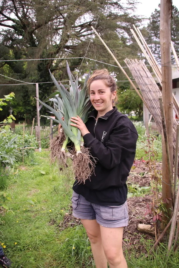 Jardinage au jardin partagé Paysages Nourriciers du Breil