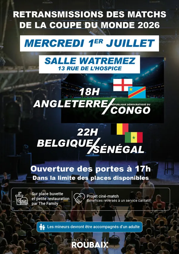 [Coupe du Monde 2026] Angleterre - Congo / Belgique - Sénégal