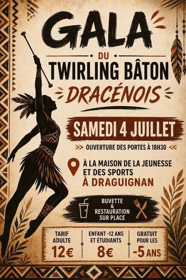 Gala de twirling bâton