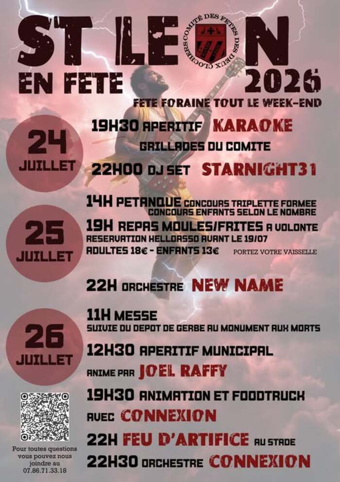 Saint-Léon en fête le dernier week-end de juillet