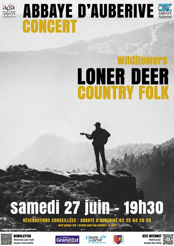 Concert de musique country folk avec Loner Deer