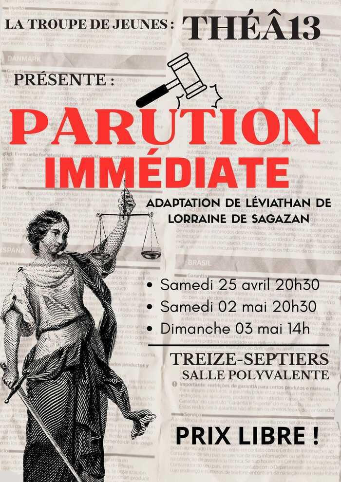 Théâtre "Parution immédiate"