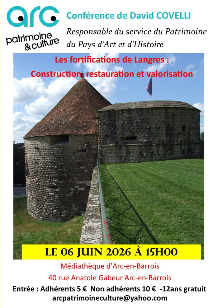 Conférence : Les fortifications de Langres, construction, restauration, valorisation