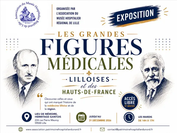 Exposition : Les grandes figures médicales lilloises et des Hauts-de-France