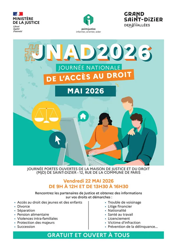 Journée nationale de l’accès au droit – Portes ouvertes MJD Saint-Dizier