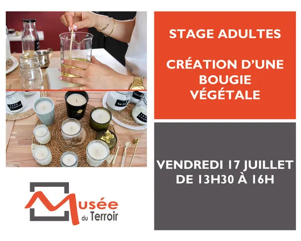 Stage Adulte : création d'une bougie végétale