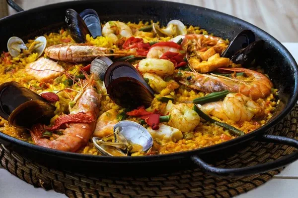 Repas paëlla