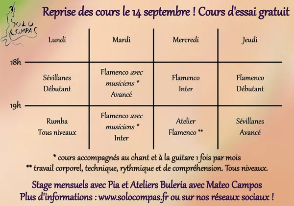 Rentrée 2026-2027