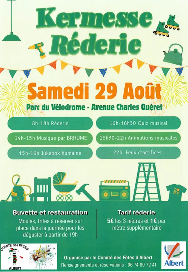 Kermesse et réderie au Vélodrome d'Albert