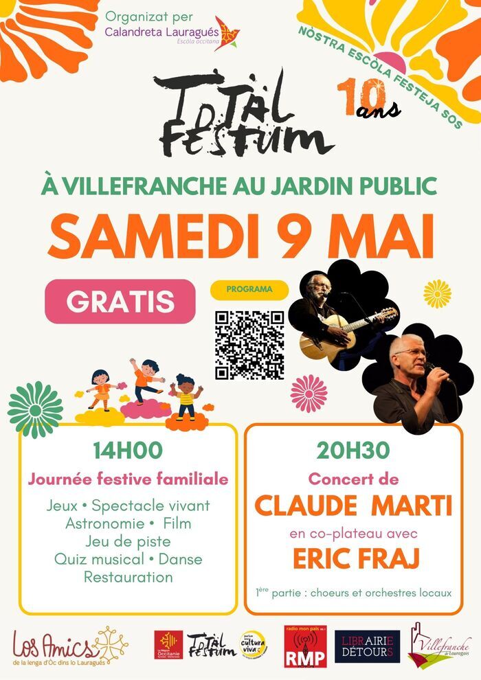 Total Festum avec concert de Claude Marti et Eric Fraj