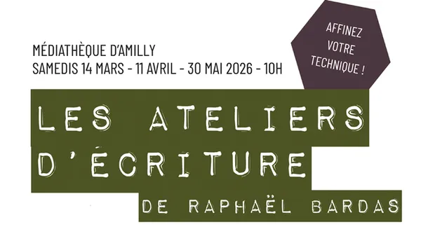 Les ateliers d'écriture de Raphaël Bardas à la médiathèque