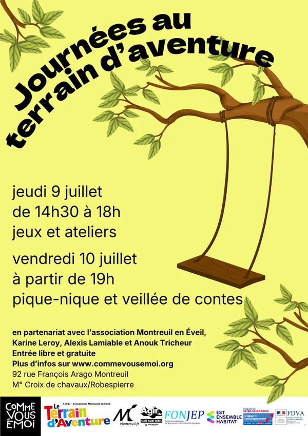 Journées au Terrain d'aventure !