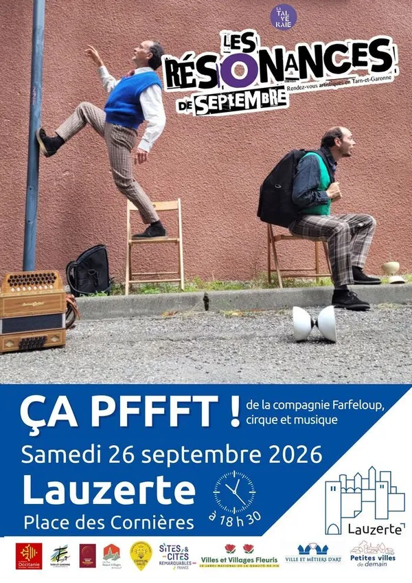 Spectacle « Ça Pffft ! » – Les Résonances de Septembre à Lauzerte