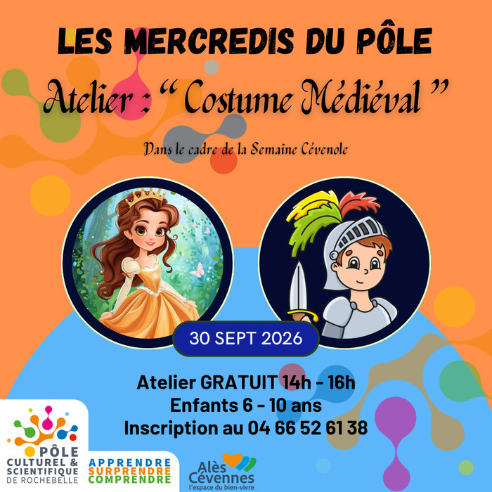 Les Mercredis du Pôle " Costume Médiéval "