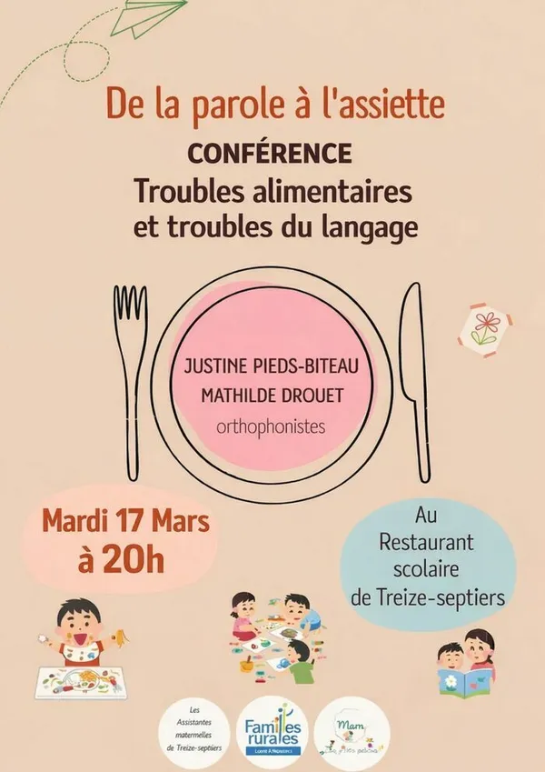 Conférence "De la Parole à l'Assiette"