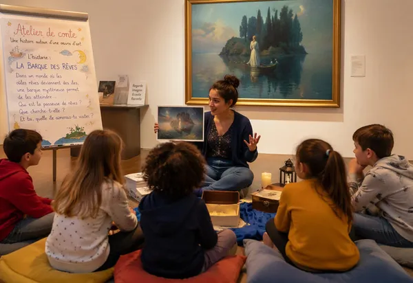 Sieste contée autour d'une œuvre d'art