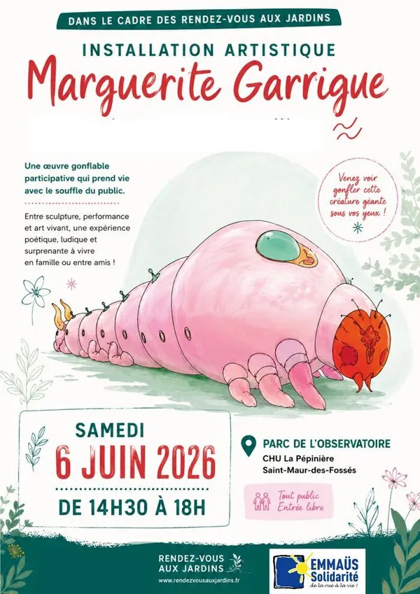 Installation artistique participative de Marguerite Garrigue