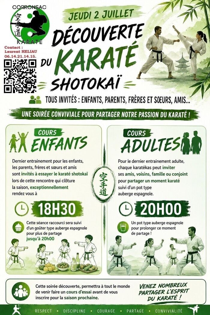 Découverte du Karaté Shotokaï à Corronsac