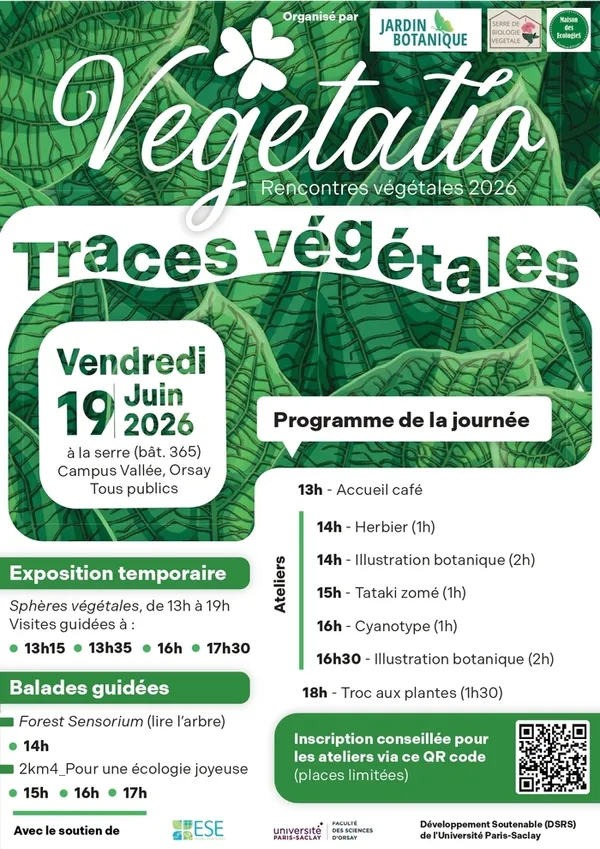 VEGETATIO 2026: venez découvrir les traces végétales !
