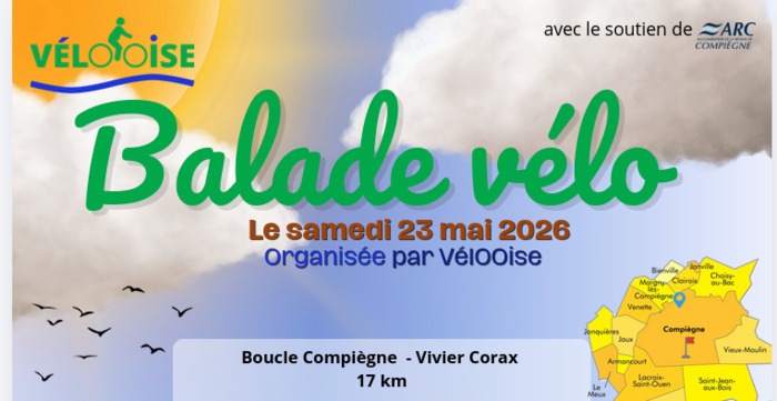 Balade à vélo de Compiègne au Vivier Corax