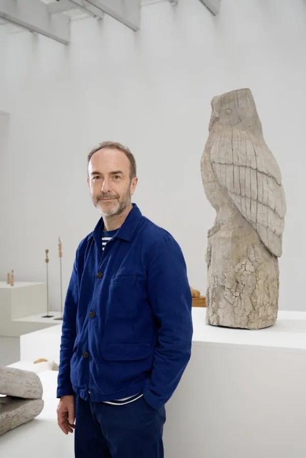 Visite au jardin par l'artiste Laurent Le Deunff