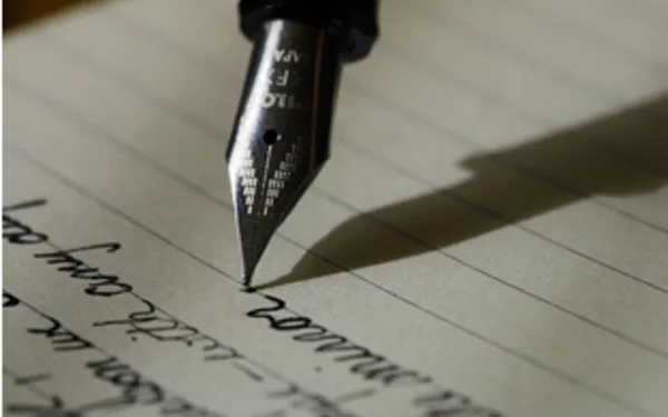 Atelier d'écriture petits papiers