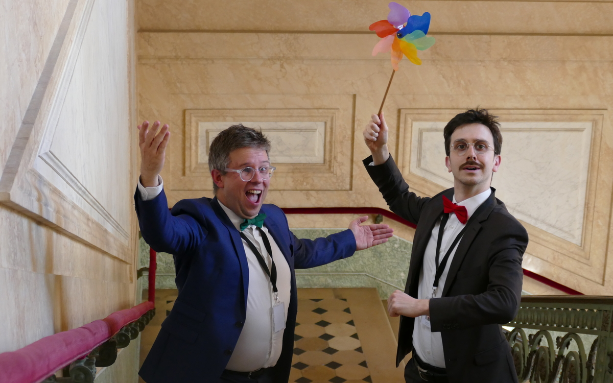 Visite improvisée de l'Hôtel de la Marine