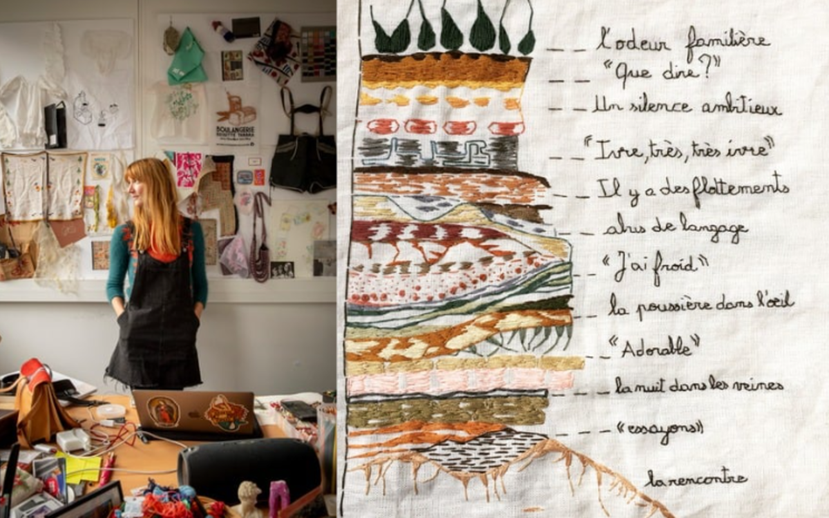 Atelier broderie animé par Audrey Demarre
