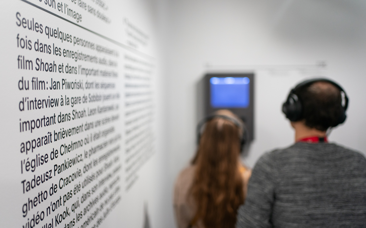 Exposition "'Shoah' de Claude Lanzmann, les enregistrements inédits"