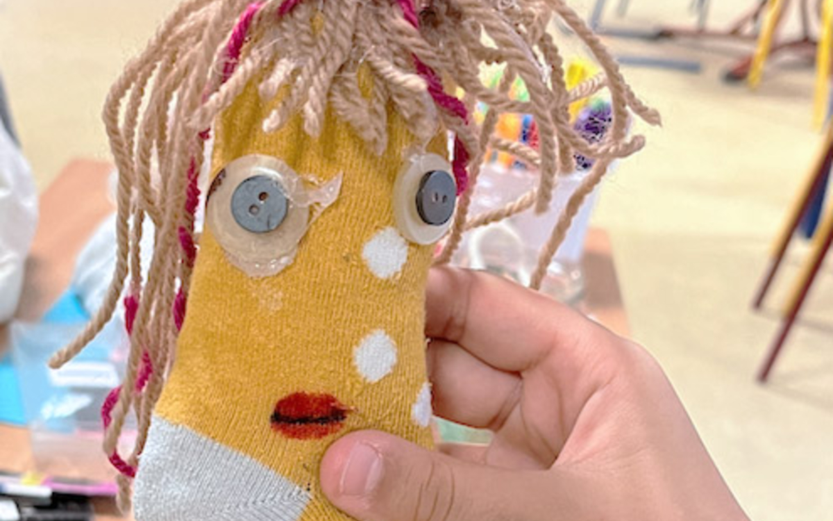 Atelier enfant - Peluche en chaussettes