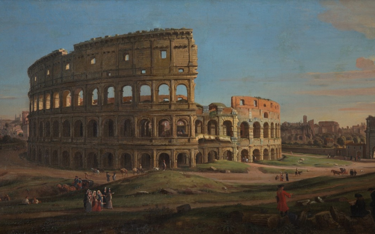 Jumelage Paris - Rome : Il Colosseo de Gaspar Van Wittel