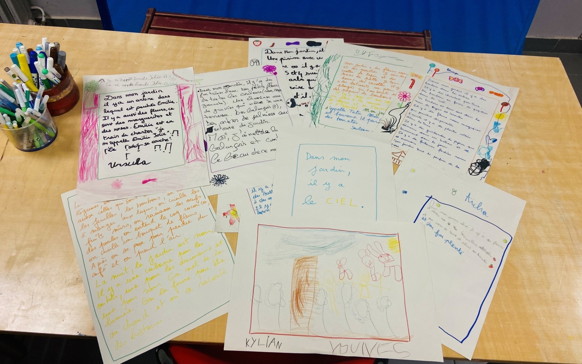 Dans mon jardin imaginaire : textes et dessins