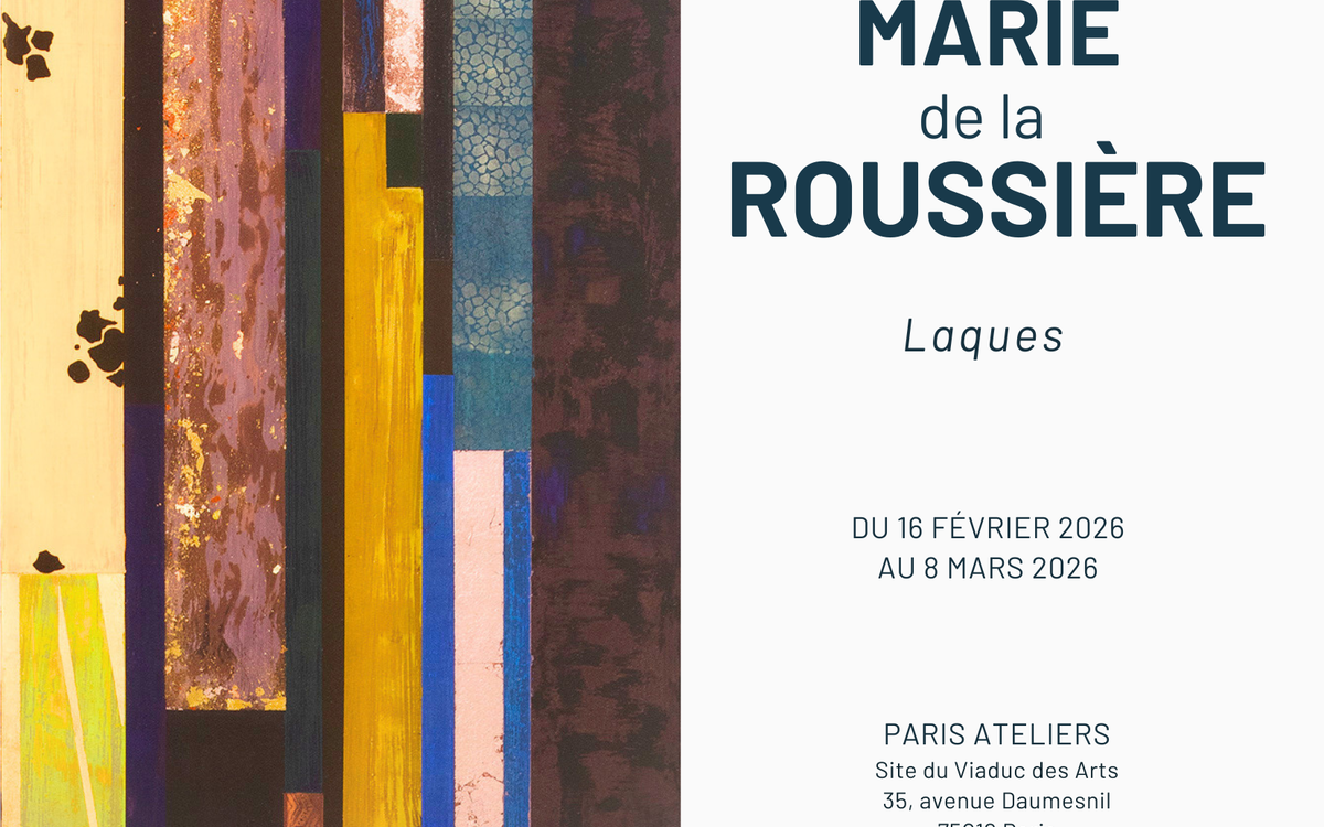 Exposition de Marie de La Roussière dans les vitrines du Viaduc des Arts