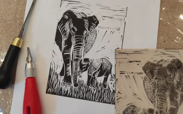 Atelier Créatif : Linogravure