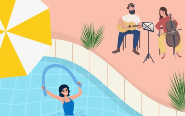 Aquapéro à la piscine