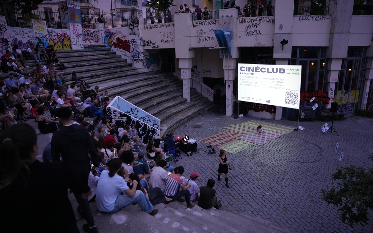 Projection de courts-métrages en plein air - Les Bobines de Belleville
