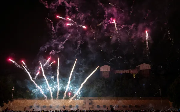 Bal et feu d'artifice