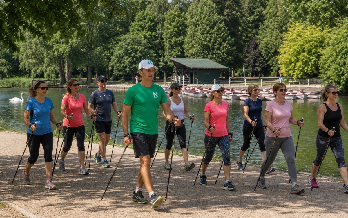 Paris sport proximité : marche nordique, badminton et volley au gymnase Fédération