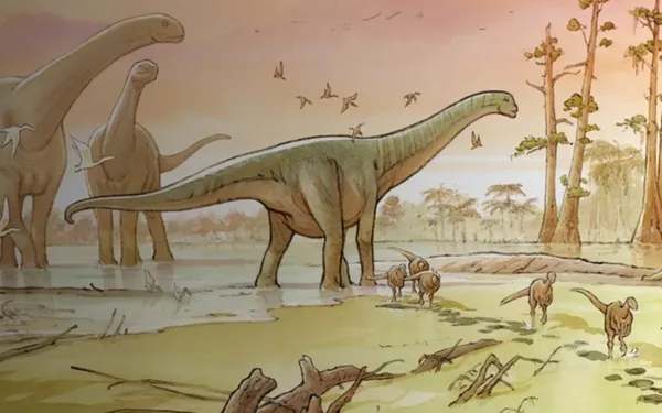 « Sur les traces des dinosaures » à la Grande Galerie de l'Évolution